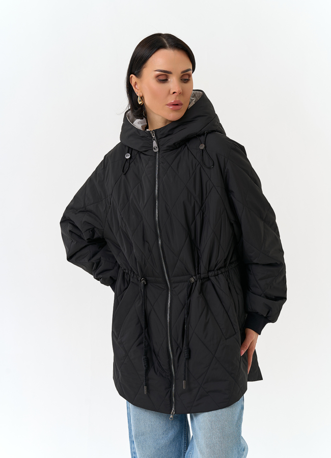 Женская куртка с капюшоном модель № 32568 в рассрочку