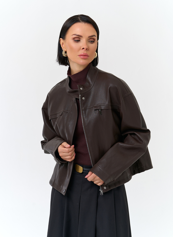 Женская куртка из эко кожи