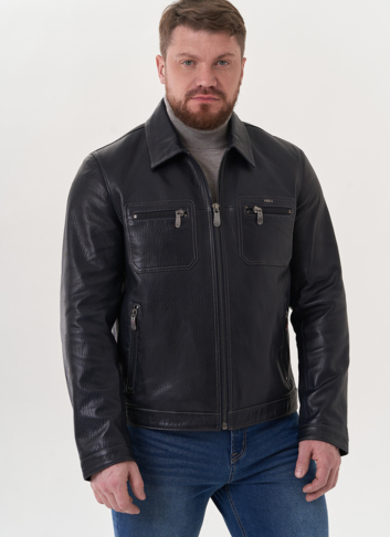 Мужская кожаная куртка "рубашка"