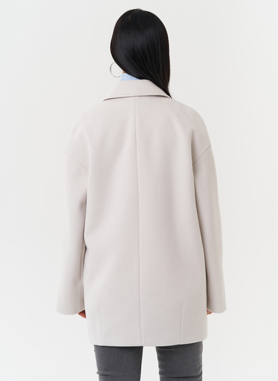 Женское двубортное пальто