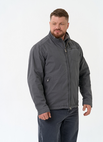 Мужская куртка ветровка с воротником стойкой