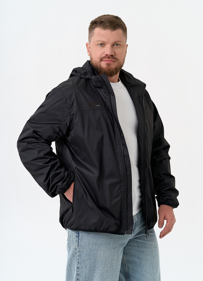 Мужская куртка с капюшоном модель № 32709 универмаг малина