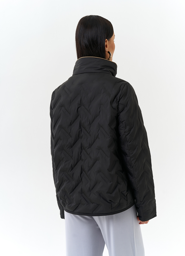 фото Женская куртка с воротником стойкой модель № 32569