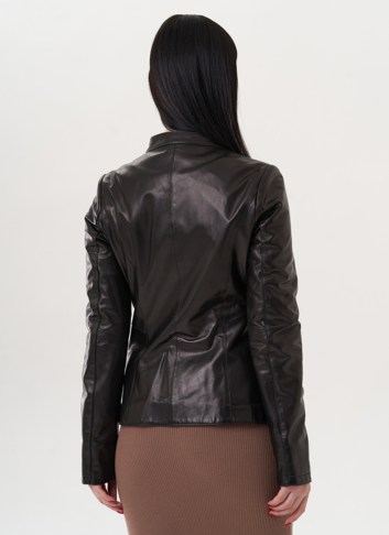 Куртка "мото" из натуральной кожи