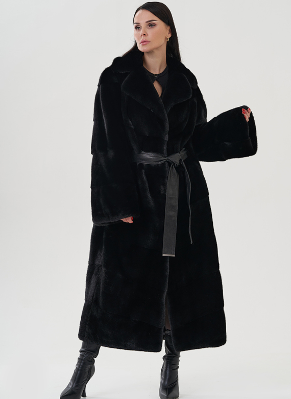 Шуба из аукционного меха норки