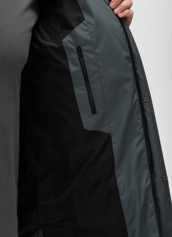 Мужской пуховик с капюшоном 